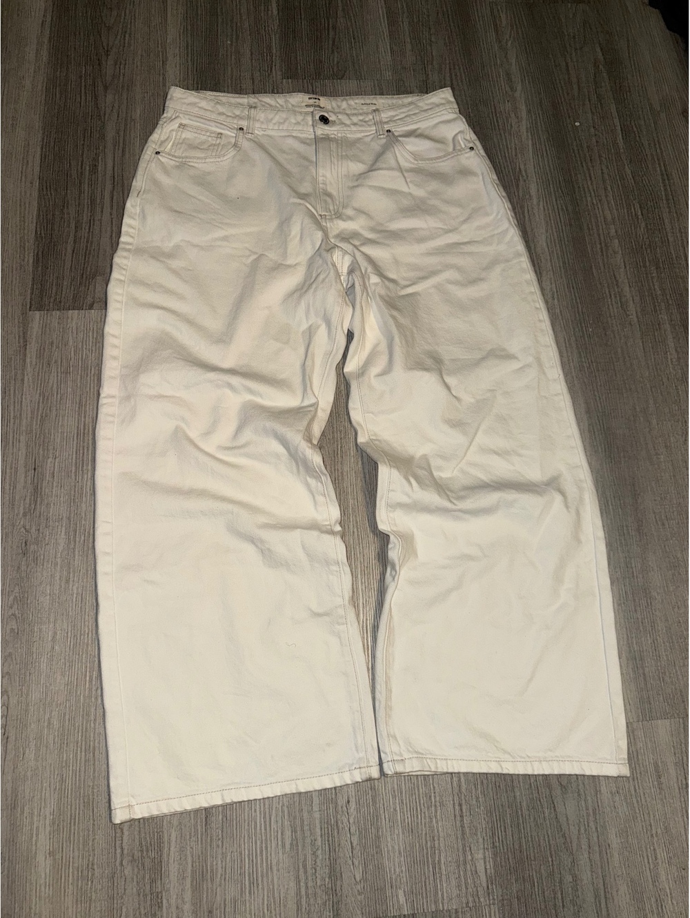 Cotton On Relaxed Wide cream white pants